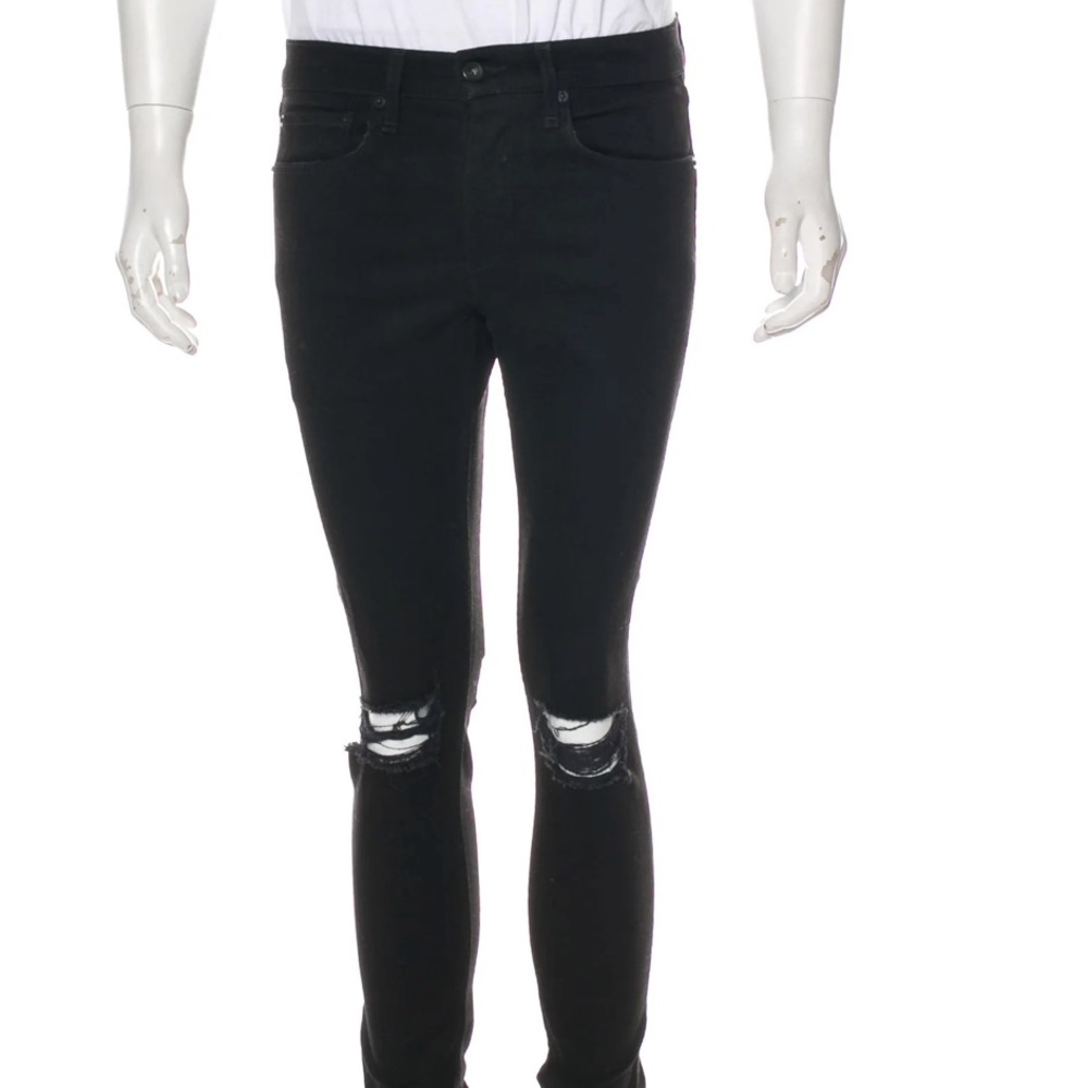 Rag & Bone Fit 1 distressed skinny jeans